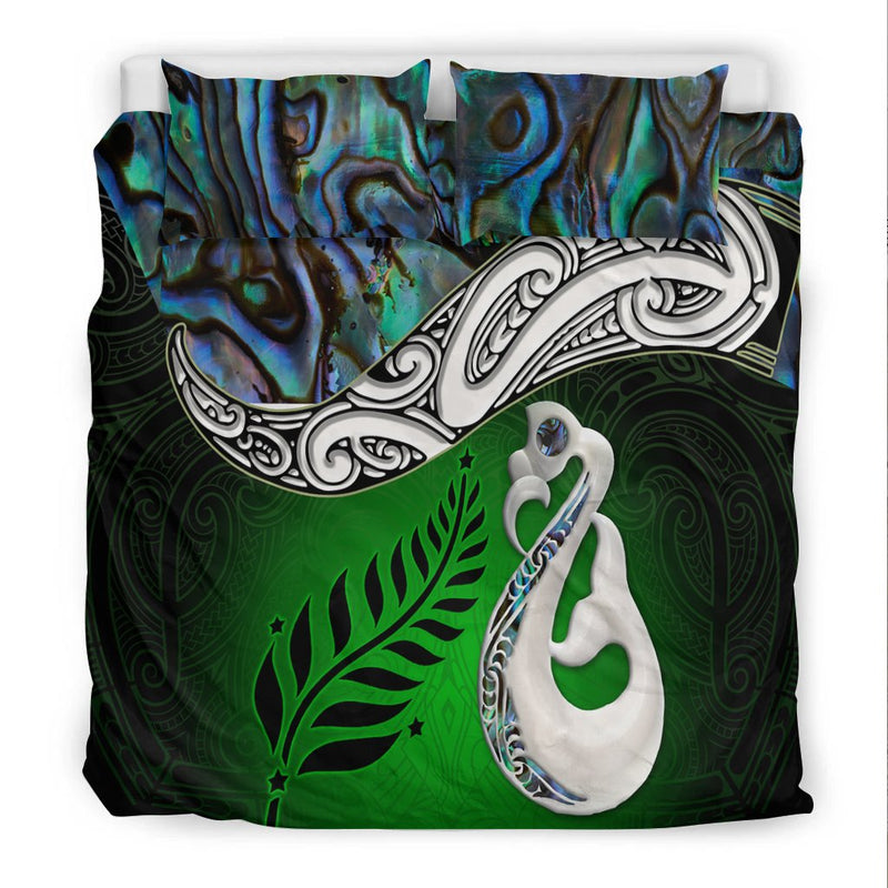 New Zealand Maori Manaia Poutama Bedding Set