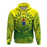 Cook Islands Hoodie Polynesian Tattoo Sunshine LT4 - Polynesian Pride