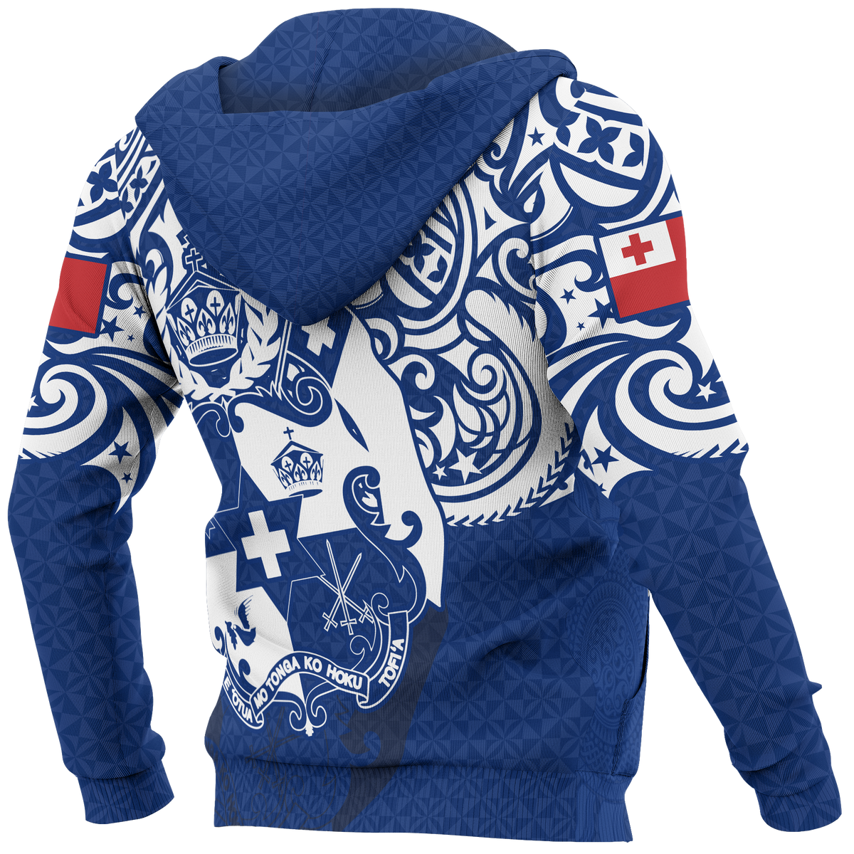Tonga Polynesian Hoodie Tongan Pride (Bright Blue) - Polynesian Pride