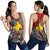 Papua New Guinea Women Racerback Tank - Emblem Of Papua New Guinea With Polynesian Patterns - Polynesian Pride