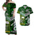 Polynesian Matching Hawaiian Shirt and Dress New Zealand Cook Islands Together Green LT8 Green - Polynesian Pride