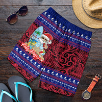 Guam Christmas - Felis Pasgua Santas Guam Surf Board Men Short - LT2 - Polynesian Pride