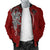 Hawaii Kanaka Maoli Men's Bomber Jacket - Abstract Style Red - Polynesian Pride