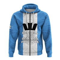 Custom Solomon Islands Rennell and Bellona Province Zip Hoodie Tribal Pattern LT12 - Polynesian Pride