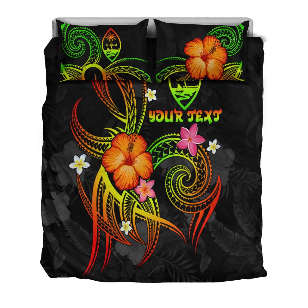 Guam Polynesian Personalised Bedding Set - Legend of Guam (Reggae) - Polynesian Pride