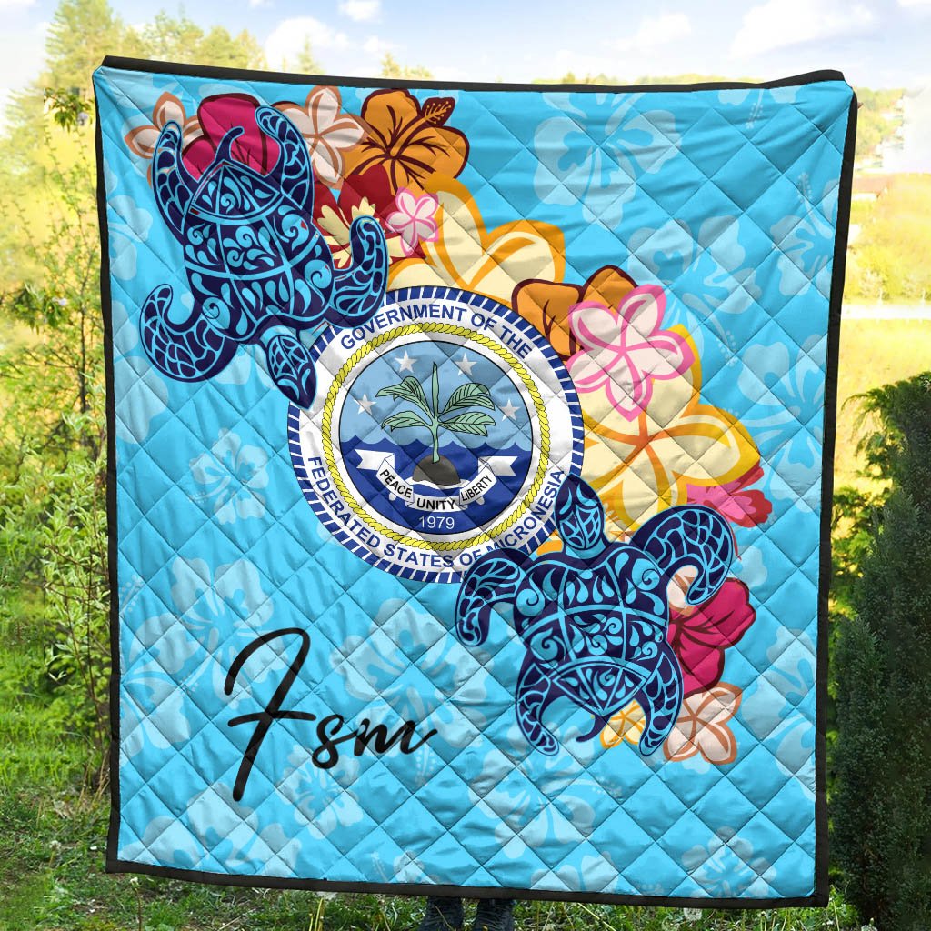 Federated States of Micronesia Premium Quilt - Tropical Style - Polynesian Pride