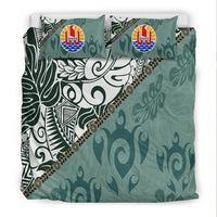Tahiti Bedding Set - Leaves And Turtles - Polynesian Pride