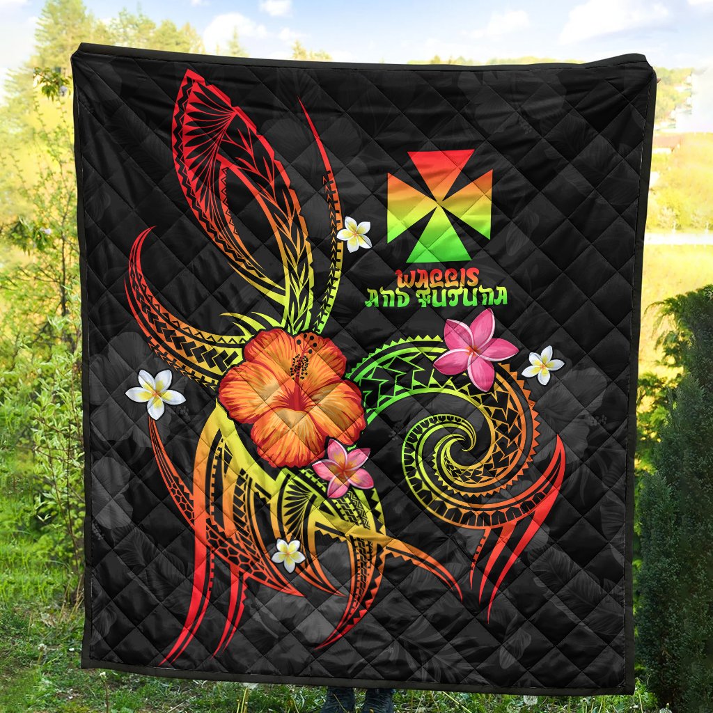Wallis and Futuna Polynesian Premium Quilt - Legend of Wallis and Futuna (Reggae) - Polynesian Pride