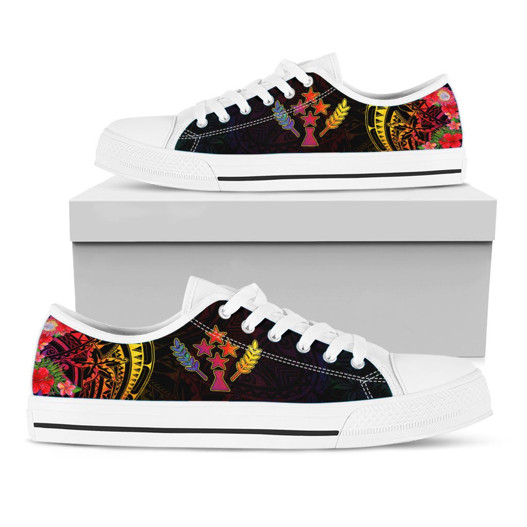 Kosrae State Low Top Shoes - Tropical Hippie Style - Polynesian Pride