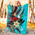 hawaii-kanaka-maoli-premium-blanket-tribal-flower-with-special-turtles-blue-color