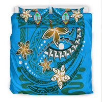 Guam Bedding Set - Spring Style Blue Color - Polynesian Pride
