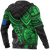 Pohnpei Hoodie Polynesian Green Turtle - Polynesian Pride