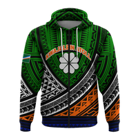 Kwajalein Atoll Tribal Pattern Hoodie LT12 - Polynesian Pride