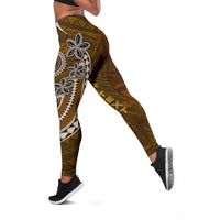 Chuuk Custom Personalised Women's Leggings - Polynesian Boar Tusk - Polynesian Pride
