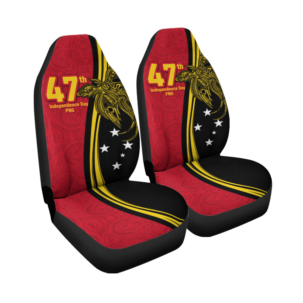 Papua New Guinea Independence Anniversary Polynesian Tribal Car Seat Covers - LT12 - Polynesian Pride