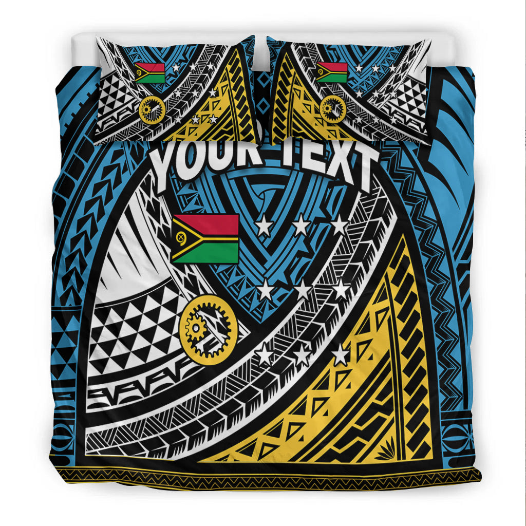(Custom Personalised) Vanuatu Sanma Province Tribal Pattern Bedding Set - LT12 - Polynesian Pride