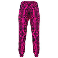 Polynesian Symmetry Pink Joggers - Polynesian Pride