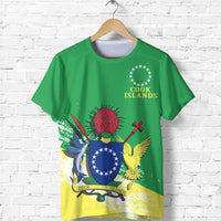 Cook Islands T Shirt Polynesian Flag Coat of Arms Special Unisex Green - Polynesian Pride