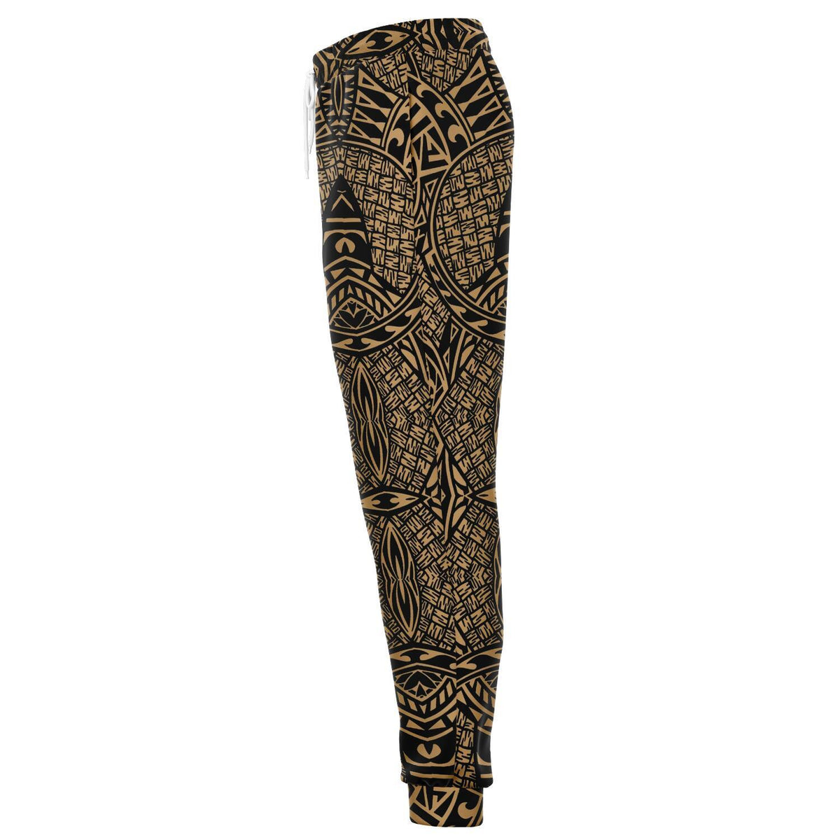 Polynesian Lauhala Mix Gold Joggers - Polynesian Pride