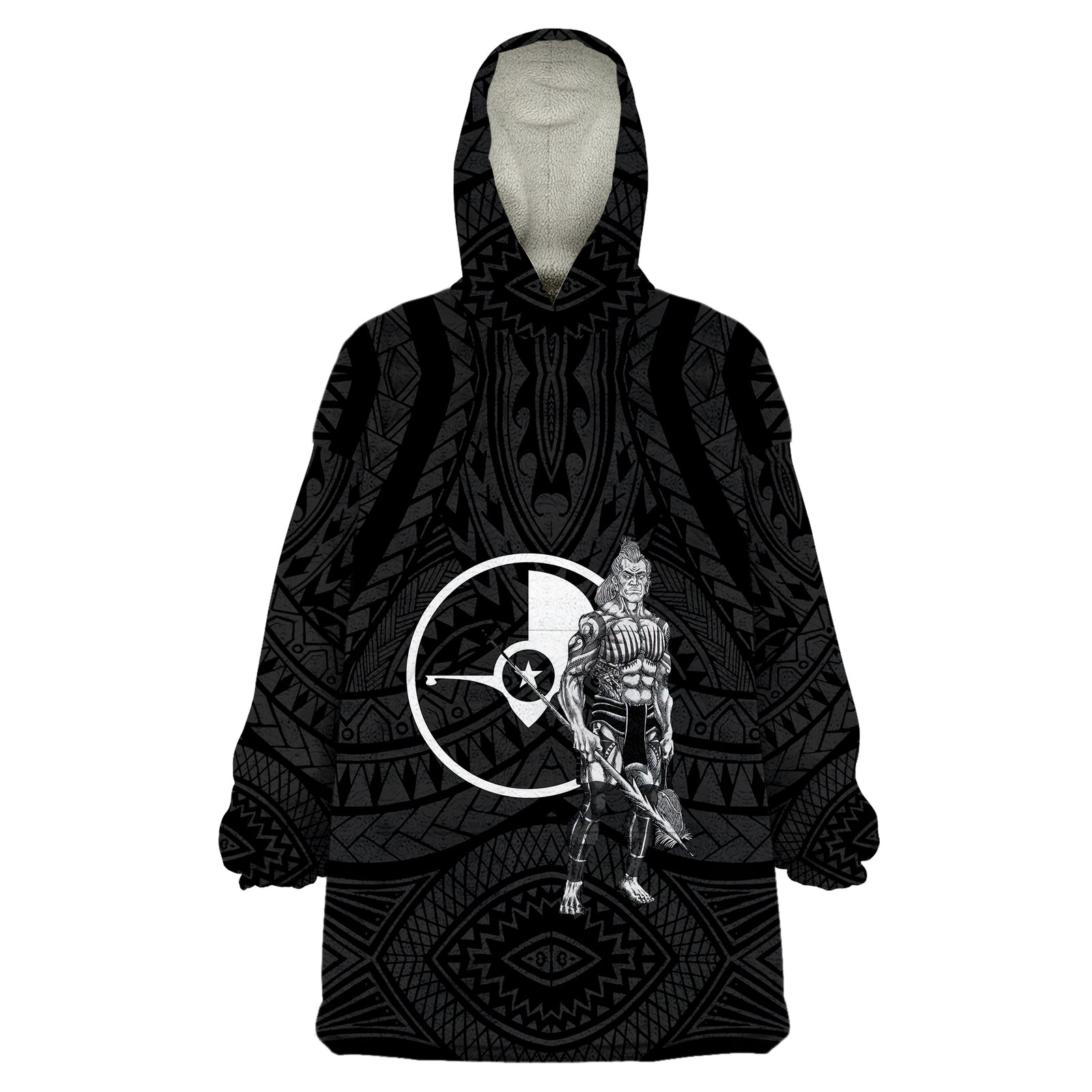 Yap Wearable Blanket Micronesian Warrior LT9 Unisex One Size - Polynesian Pride