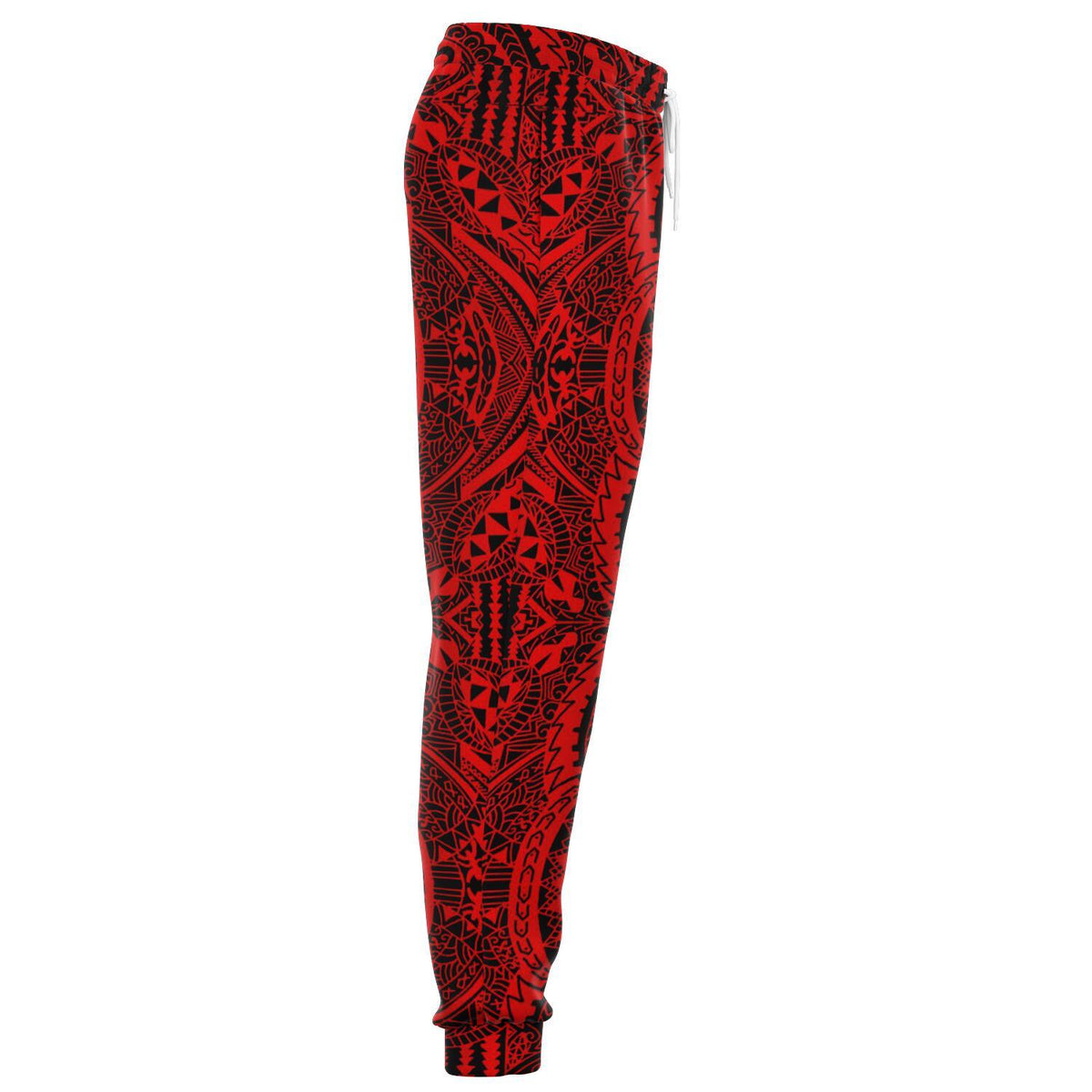 Polynesian Symmetry Red Joggers - Polynesian Pride