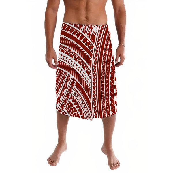 Polynesian Masi Kesa Red Style Lavalava LT9 main image 0