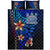 Fiji Quilt Bed Set - Vintage Tribal Mountain Crest