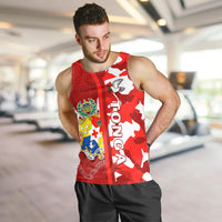 Tonga Unique Men Tank Top Camouflage with Tongan Pattern LT13 - Polynesian Pride