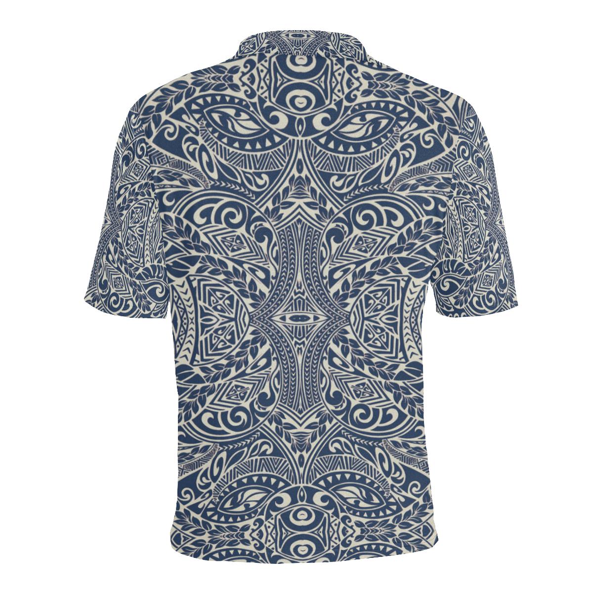 Polynesian Polo Shirt Blue - Polynesian Pride