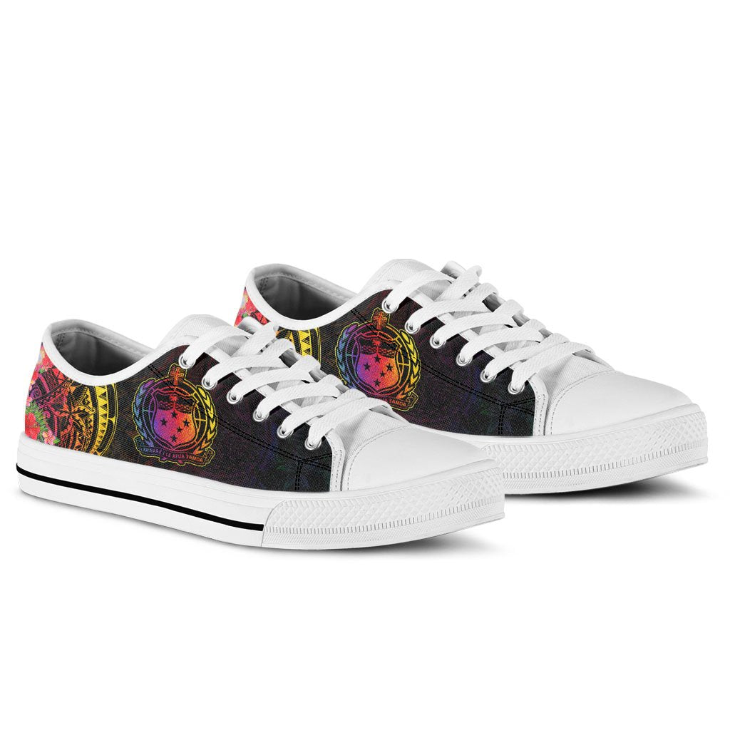 Samoa Low Top Shoes - Tropical Hippie Style - Polynesian Pride