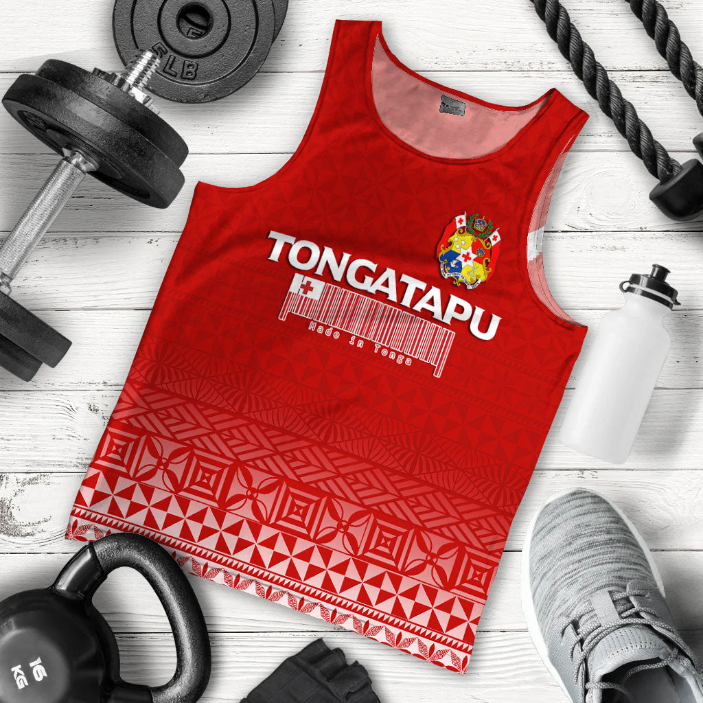 (Custom Personalised) Tonga Tongatapu Men Tank Top - Tongan Pattern - LT12 - Polynesian Pride