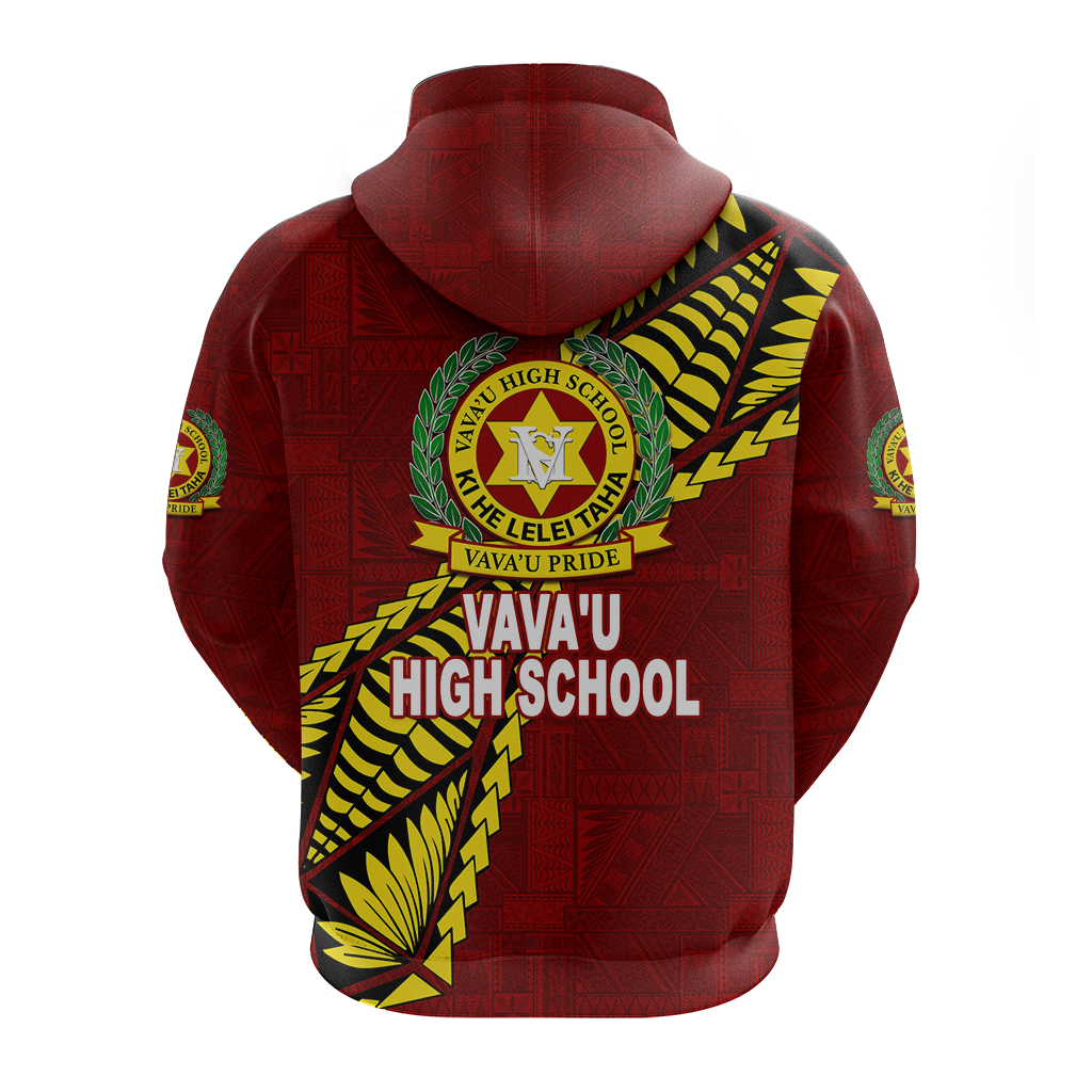 Tonga Vavau High School Tongan Patterns Hoodie LT12 - Polynesian Pride