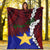 Papua New Guinea Milne Bay Province Polynesian Custom Personalised Blanket - Tribal Wave Tattoo - Polynesian Pride