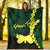 Papua New Guinea Oro Province Polynesian Custom Personalised Blanket - Tribal Wave Tattoo - Polynesian Pride
