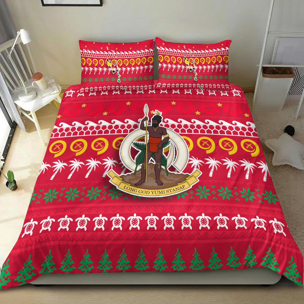 Vanuatu Christmas Bedding Set - Ugly Christmas - LT12 - Polynesian Pride