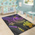 New Caledonia Custom Personalised Area Rug - Pink Turtle - Polynesian Pride