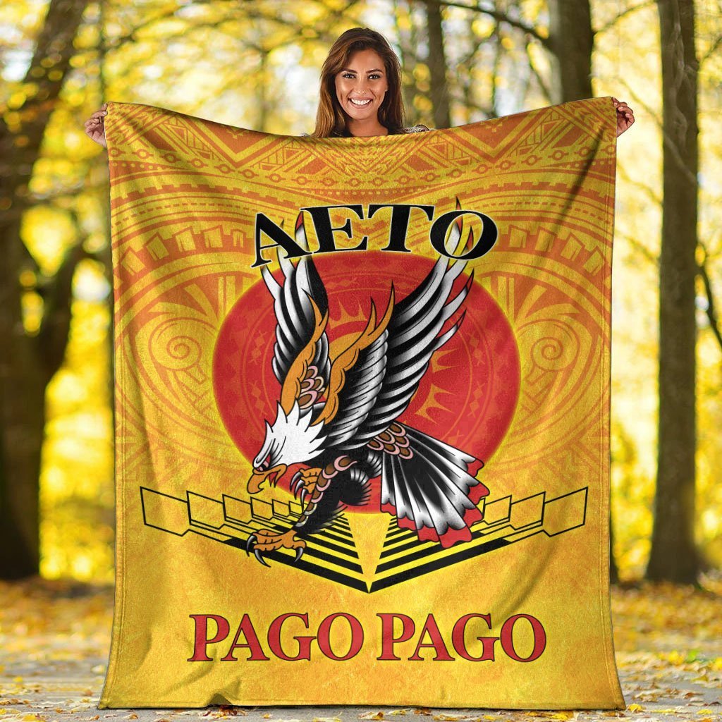 American Samoa Premium Blanket - Pago Pago Aeto (Ver 2) - Polynesian Pride