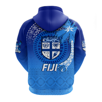 Fiji Tapa Tribal Coconut Tree Hoodie LT12 - Polynesian Pride