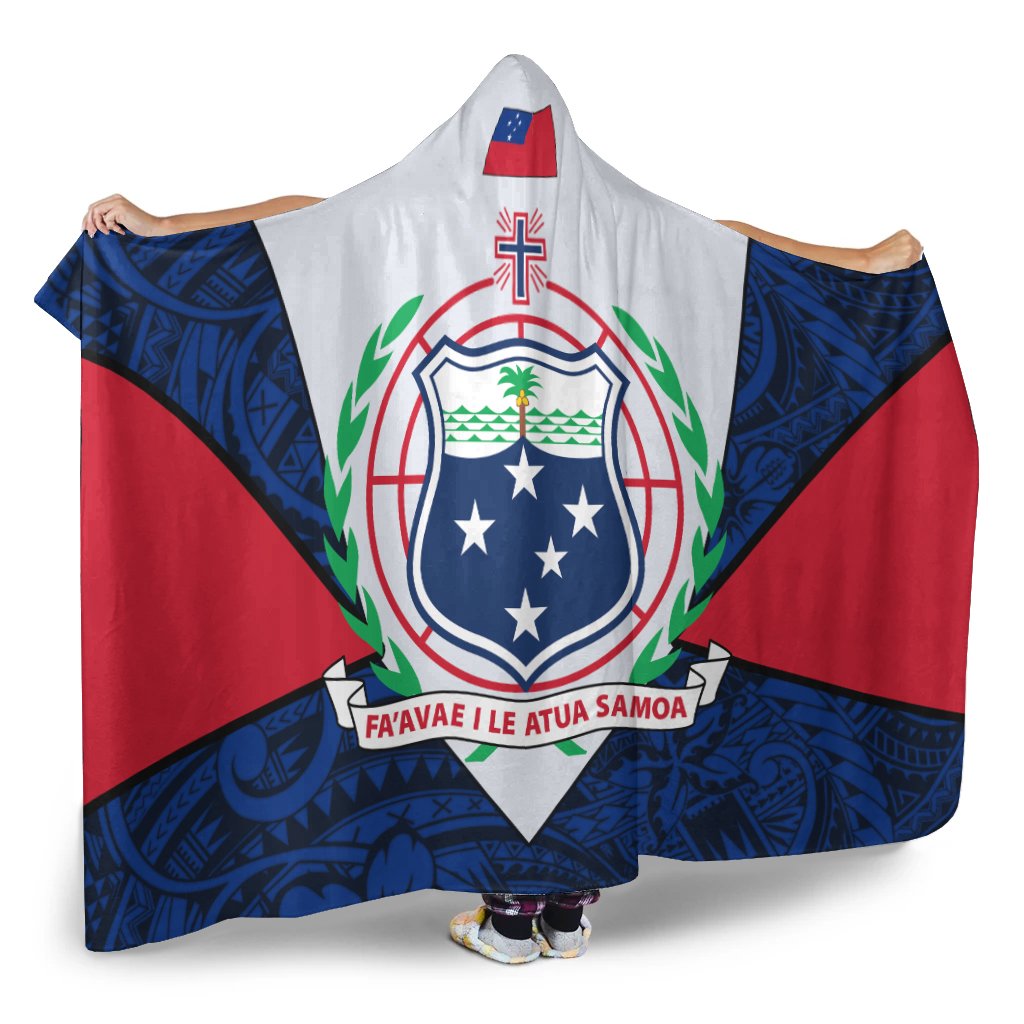 Samoa Polynesian Hooded Blanket - Legend of Samoa - Polynesian Pride