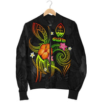 Guam Polynesian Men's Bomber Jacket - Legend of Guam (Reggae) - Polynesian Pride