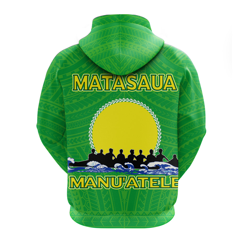 American Samoa Hoodie Matasaua Manua Pride LT12 - Polynesian Pride