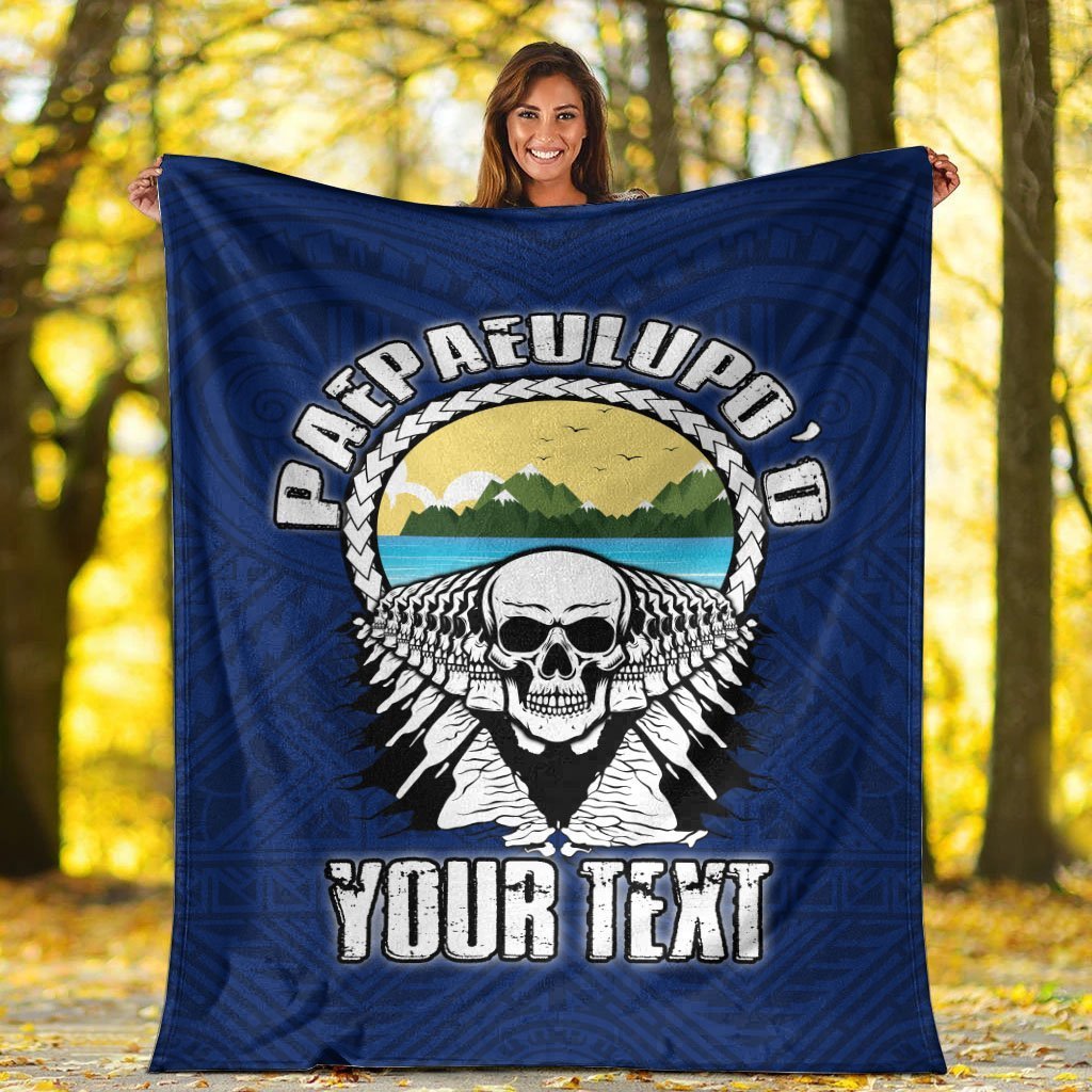 American Samoa Custom Personalised Premium Blanket - Paepaeulupo'o Aua (Ver 2) - Polynesian Pride