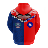 Taiwanese Combine Samoan Pride Hoodie LT12 - Polynesian Pride