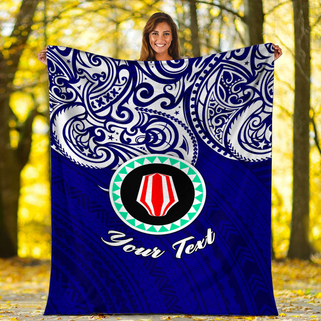 (Custom Personalised) Papua New Guinea Bougainville Pride Blanket - LT12 - Polynesian Pride