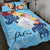 Palau Quilt Bed Set - Tropical Style Blue - Polynesian Pride