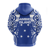 Gambier Islands Tribal Tattoo Hoodie LT12 - Polynesian Pride