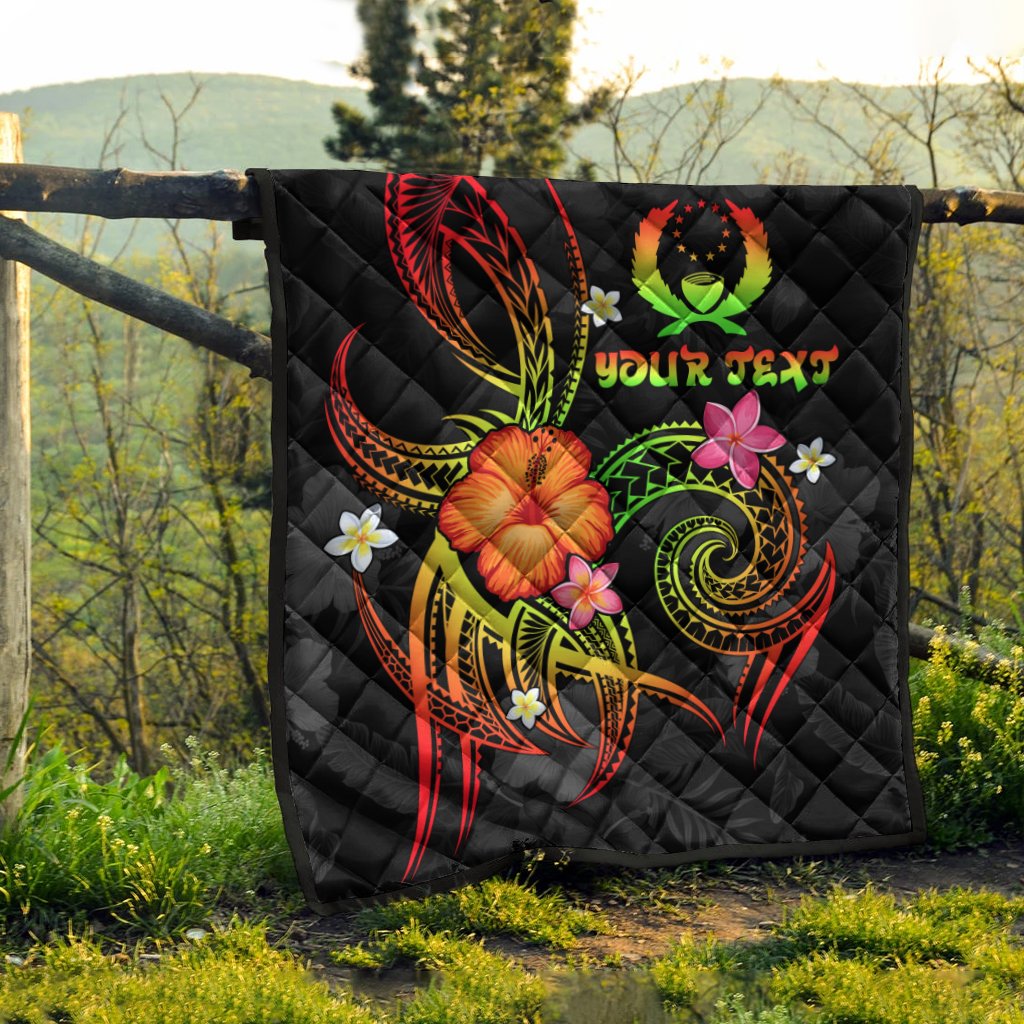 Pohnpei Polynesian Personalised Premium Quilt - Legend of Pohnpei (Reggae) - Polynesian Pride