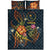 Chuuk Polynesian Quilt Bed Set - Legend of Chuuk (Blue) - Polynesian Pride
