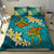 Fiji Polynesian Bedding Set - Manta Ray Ocean Blue - Polynesian Pride