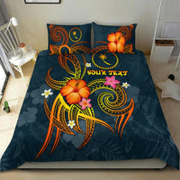 Chuuk Polynesian Personalised Bedding Set - Legend of Chuuk (Blue) - Polynesian Pride